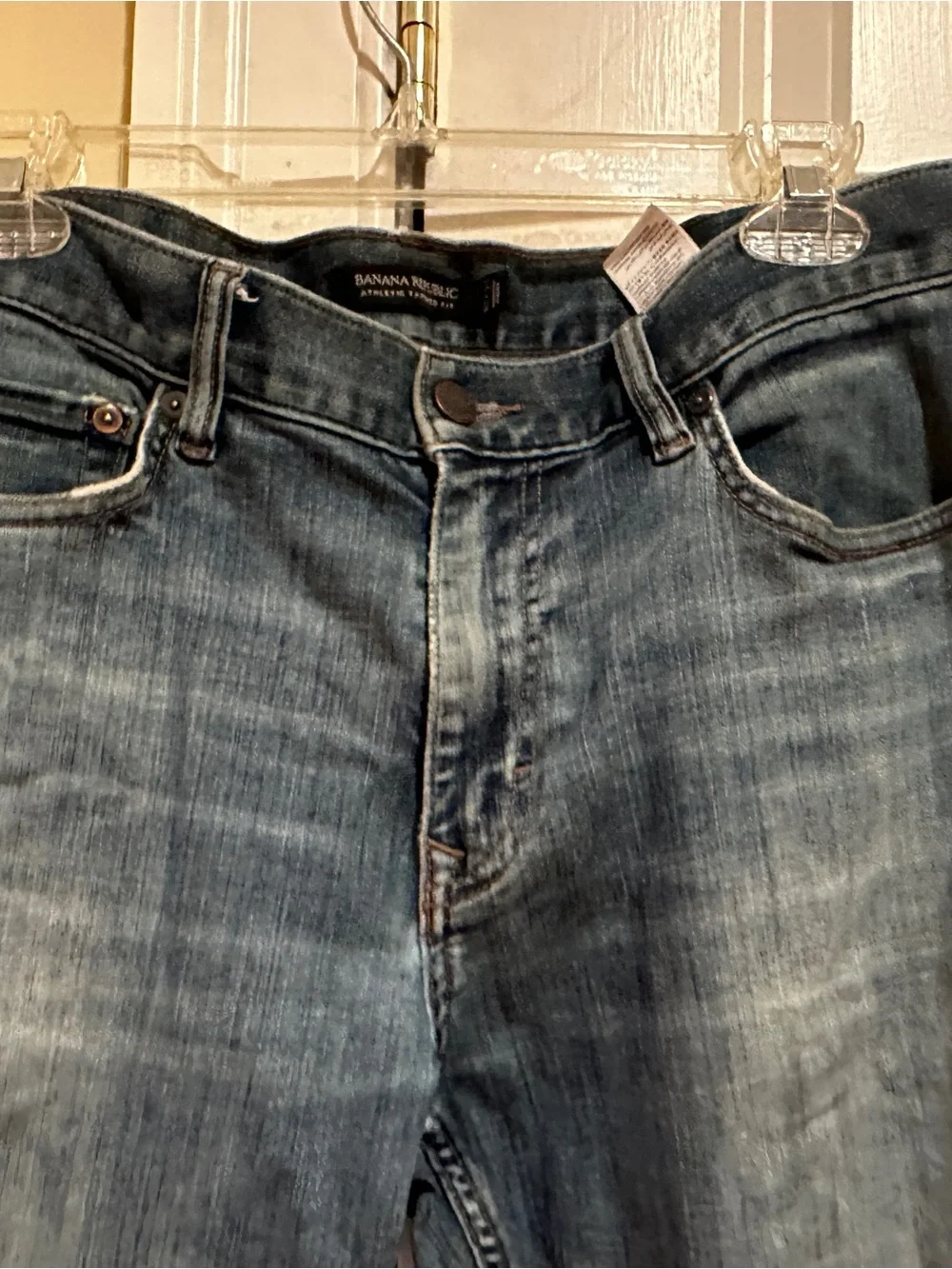 Banana Republic Athletic Tapered Fit Jeans Men’s 32x32 Medium Wash Stretch Denim